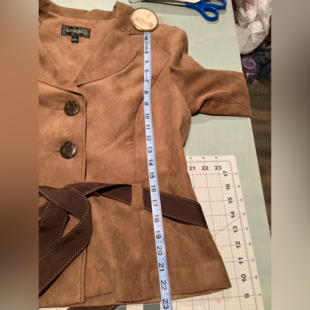 Faux Suede Jacket - Picture 4 of 6
